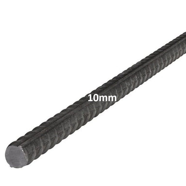 10mm steel rebar, durable metal reinforcement bar for construction projects.