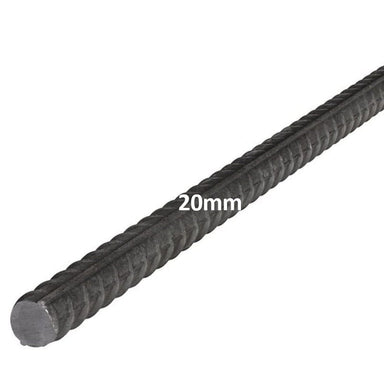 20mm black steel rebar for construction, offering high strength and durability for reinforcing concrete.
