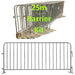 25m Barrier Kit made of durable metal, ideal for crowd control and event management.
