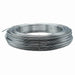 Heavy-duty steel wire roll in silver color, ideal for crafting and construction projects.