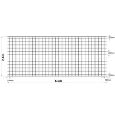 SL62 Steel Reinforcing Mesh (6.0m x 2.4m) — SaveBuild Australia