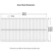Wattle Roll Top Garden Fencing Panel 2400mm Wide x 1270mm High-3000m Wide x 1270mm High-