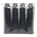 Set of 6 black plastic grip rings packaged for easy storage and use in various applications.