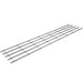 Stainless steel wire rack, durable 5-tier design for storage, perfect for kitchen or garage organization.