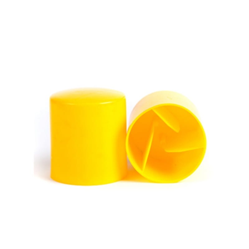 Yellow plastic cup with a smooth surface and spiral interior for easy mixing and pouring.