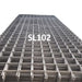 SL102 heavy-duty steel wire mesh panel, galvanized finish, perfect for industrial applications.