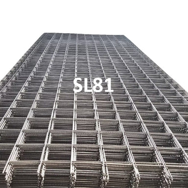 SL81 steel reinforcement mesh panel, durable construction, ideal for various concrete projects.